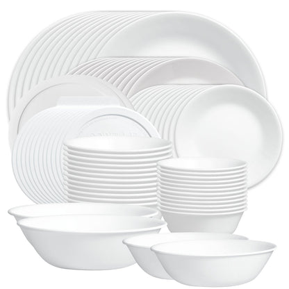 Corelle® Winter Frost White 78-piece Dinnerware Set, Service for 12