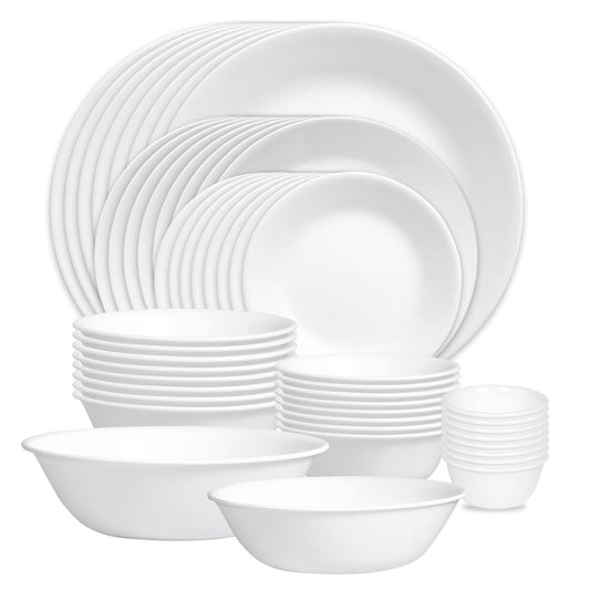 Corelle® Winter Frost White 50-piece Dinnerware Set, Service for 8, EXCLUSIVE
