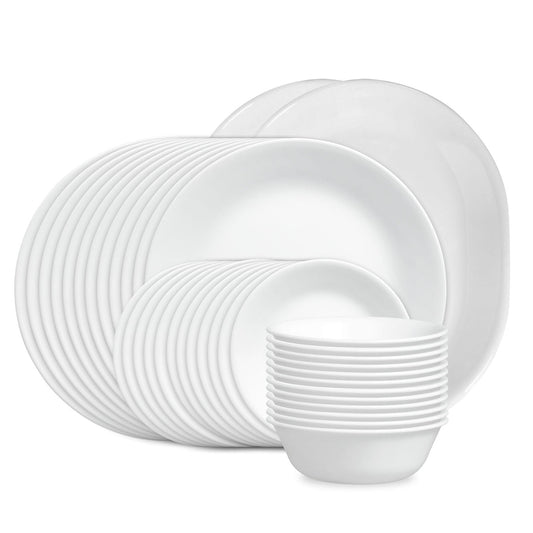 Corelle® Winter Frost White 38-piece Dinnerware Set, Service for 12