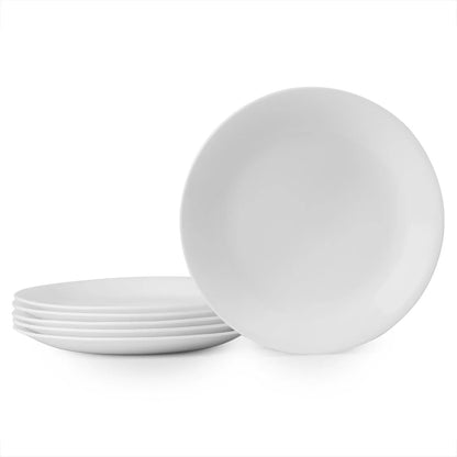Corelle® Winter Frost White Dinnerware Set – Service for 6 + Salad Plates