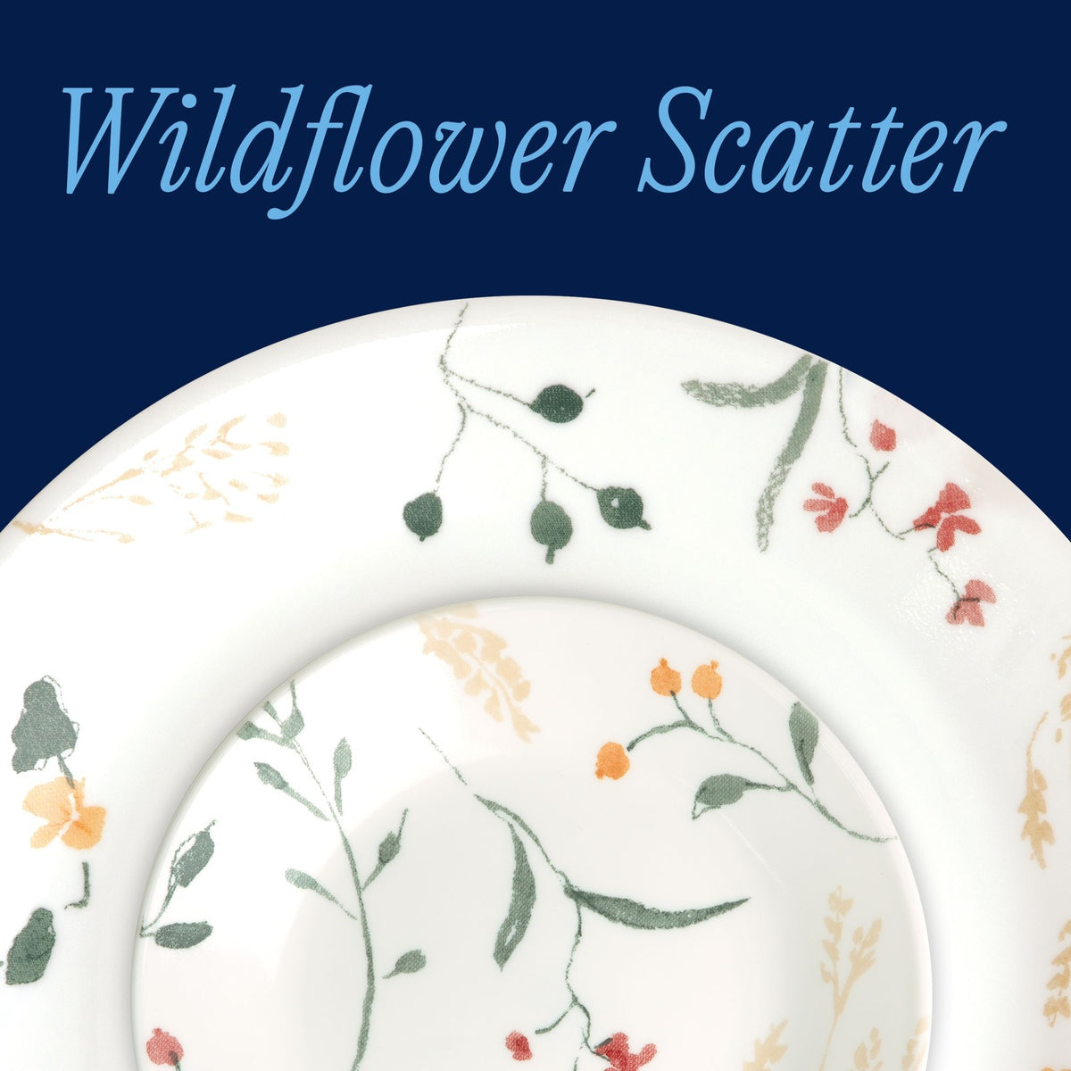 Corelle® Wildflower Scatter 18-piece Dinnerware Set, Service for 6