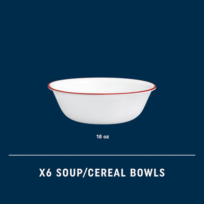 Corelle® Splendor Round 18-ounce Bowl, 6-pack