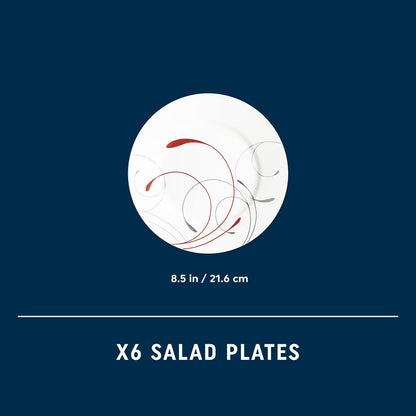 Corelle® Round Splendor 8.5" Salad Plate, 6-pack