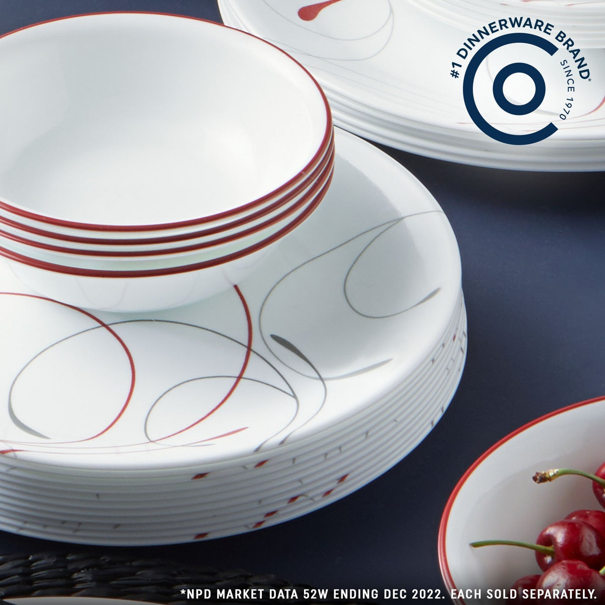 Corelle® Round Splendor 8.5" Salad Plate, 6-pack