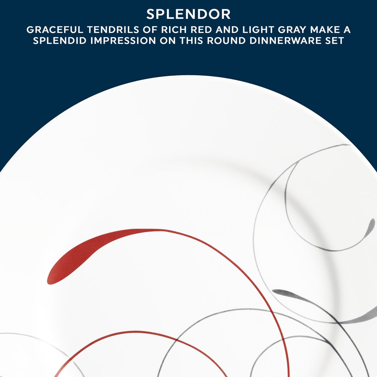 Corelle® Round Splendor 10.5" Dinner Plate, 6-pack