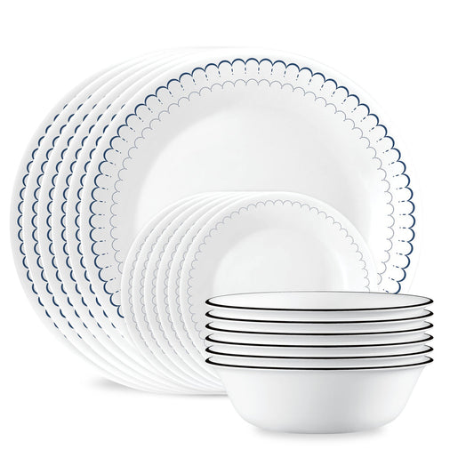 Corelle® Caspian Lace 18-piece Dinnerware Set, Service for 6