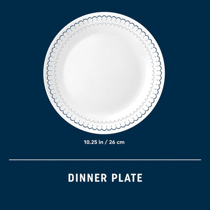 Corelle® Caspian Lace 10.25" Dinner Plate