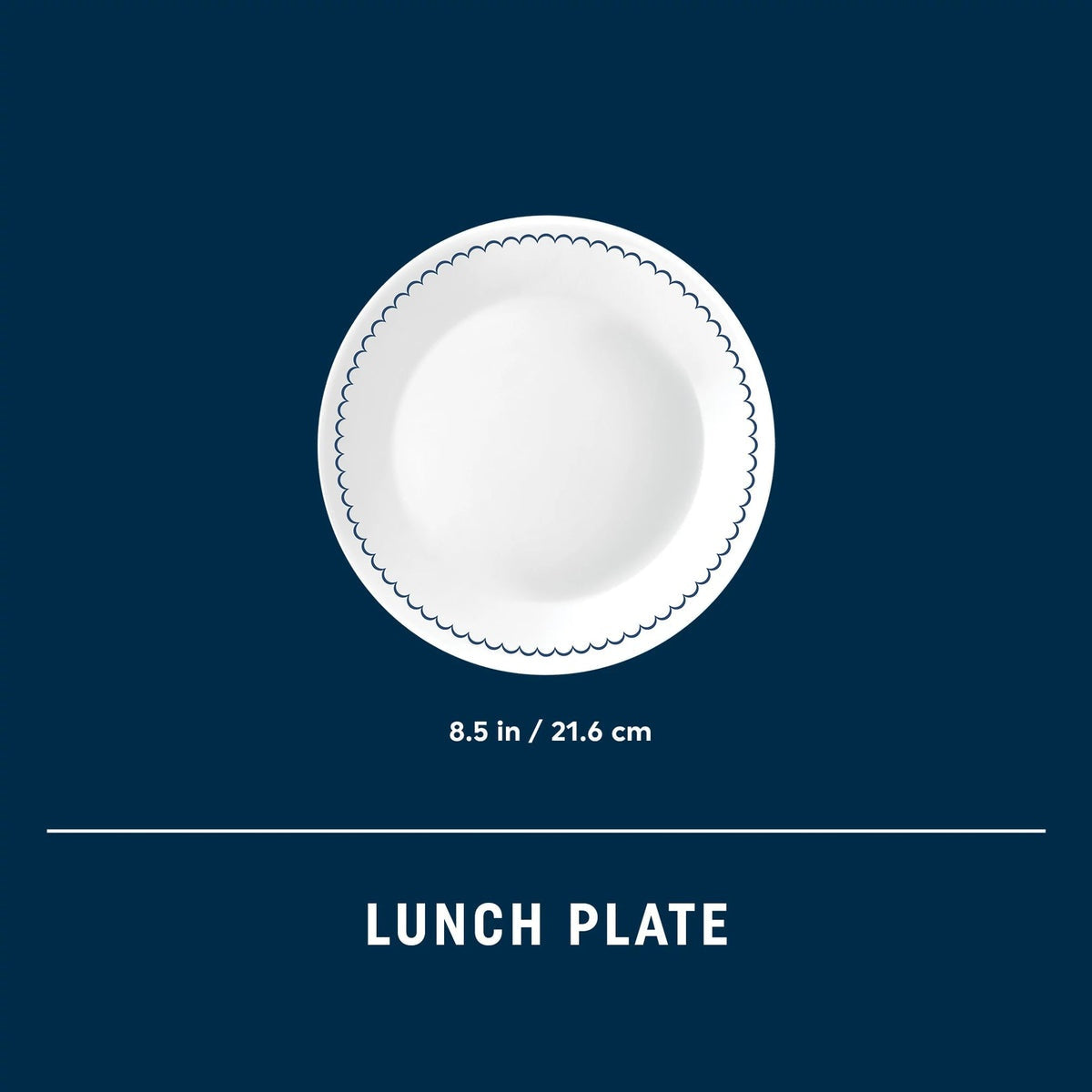 Corelle® Caspian Lace 8.5" Salad Plate