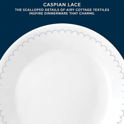 Corelle® Caspian Lace 6.75" Appetizer Plate, 6-pack