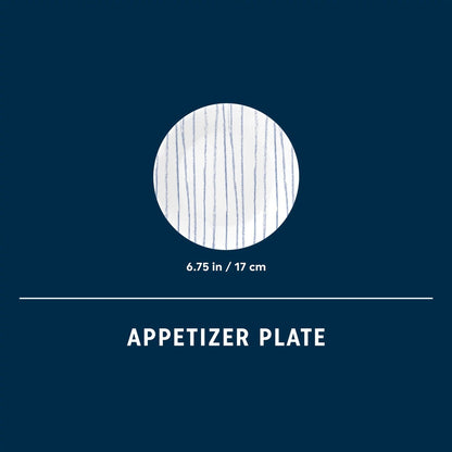 Corelle® Botanical Stripes 6.75" Appetizer Plate