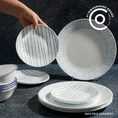 Corelle® Botanical Stripes 6.75" Appetizer Plate