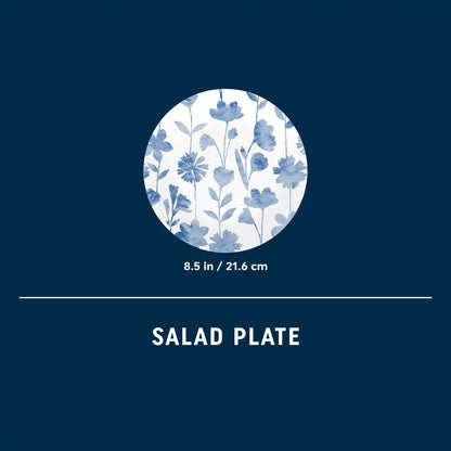 Corelle® Botanical Stripes 8.5" Salad Plate, Floral