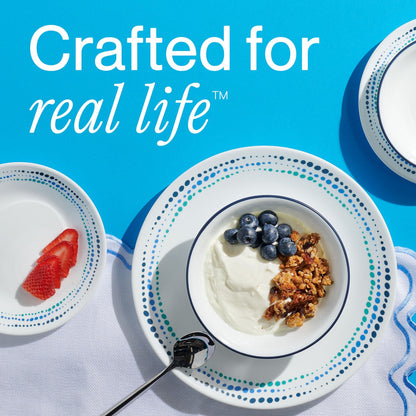 Corelle® Ocean Blues 18-piece Dinnerware Set, Service for 6