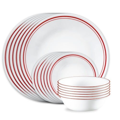 Corelle® Logan 18-piece Dinnerware Set, Service for 6