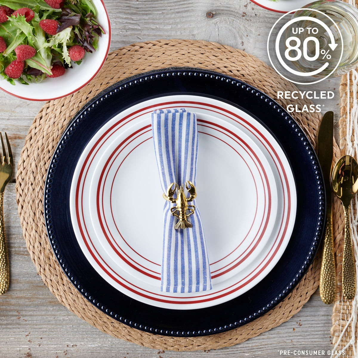 Corelle® Logan 18-piece Dinnerware Set, Service for 6