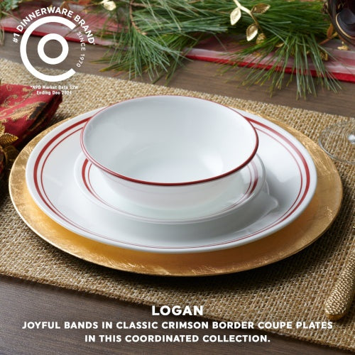 Corelle® Logan 18-piece Dinnerware Set, Service for 6