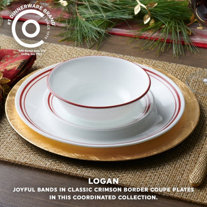 Corelle® Logan 18-piece Dinnerware Set, Service for 6