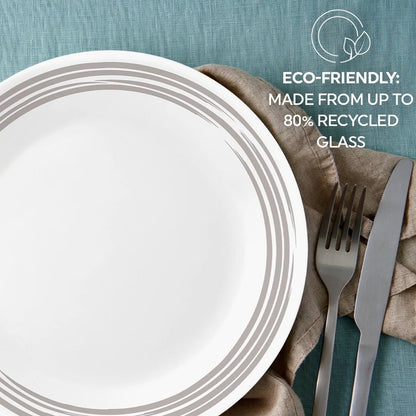 Corelle® Brushed Silver 10.25" Dinner Plate
