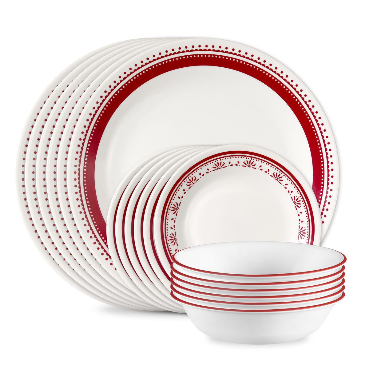 Corelle® Sadie 18-piece Dinnerware Set, Service for 6
