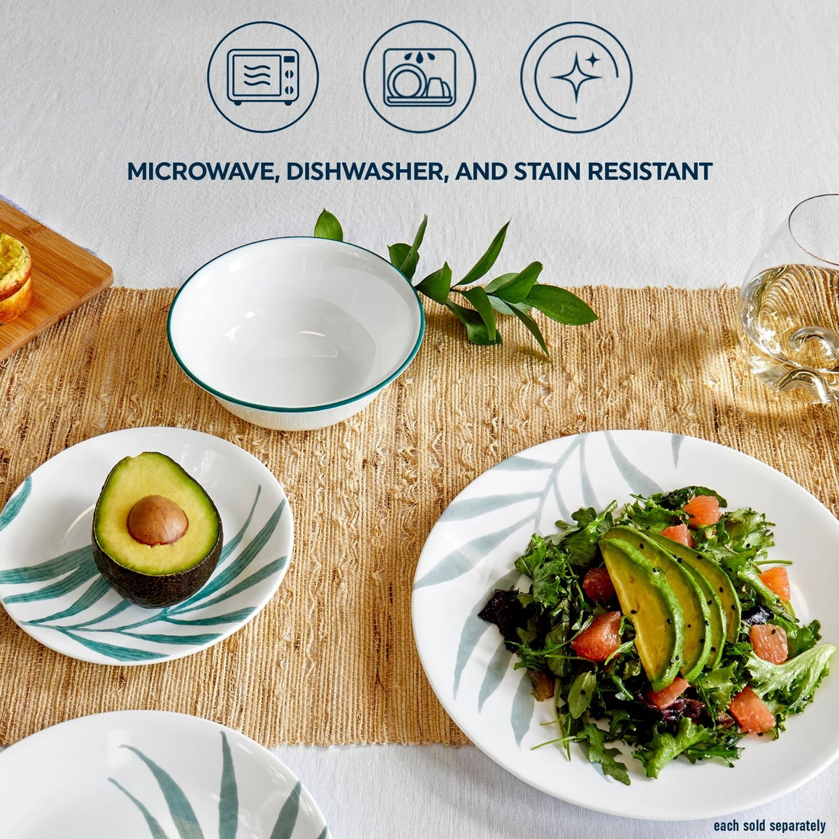 Corelle® Solar Print 10.25" Dinner Plate, EXCLUSIVE