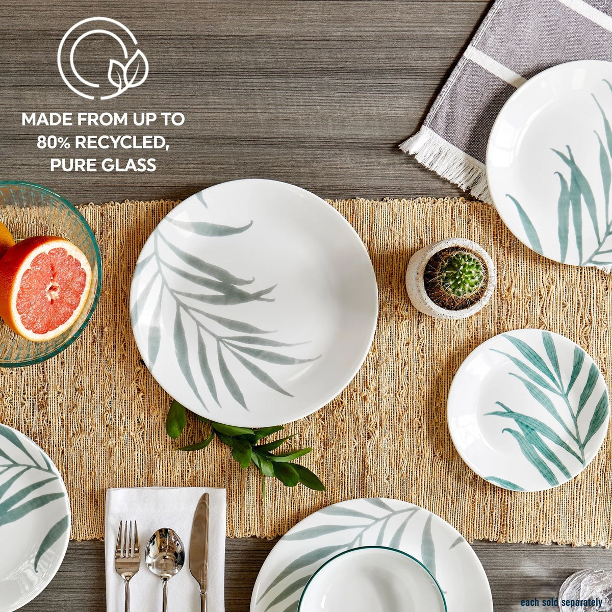 Corelle® Solar Print 10.25" Dinner Plate, EXCLUSIVE