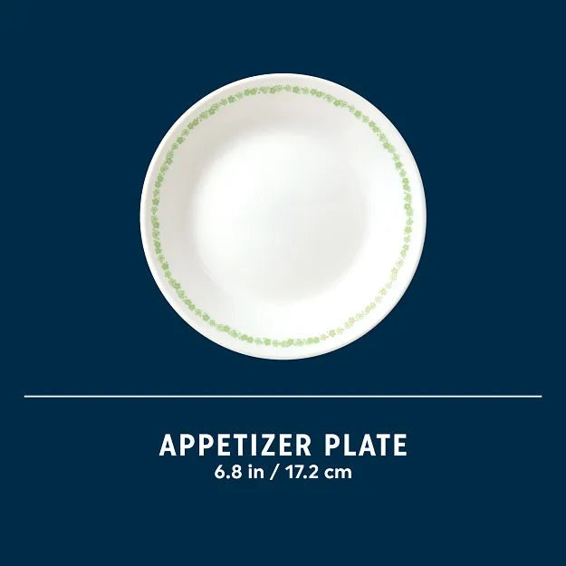 Corelle® Spring Blossom Green 6.75" Appetizer Plate
