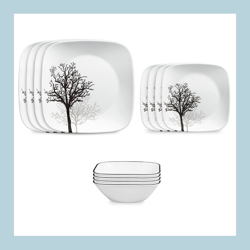 Corelle® Timber Shadows 18-piece Dinnerware Set, Service for 6