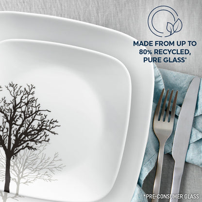 Corelle® Timber Shadows 18-piece Dinnerware Set, Service for 6