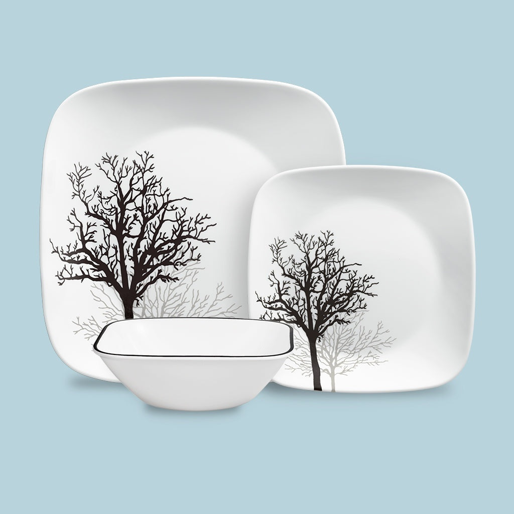 Corelle® Timber Shadows 18-piece Dinnerware Set, Service for 6