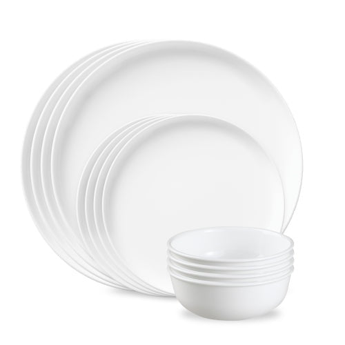 Corelle® Modern Rounds 12-piece Dinnerware Set, Service for 4