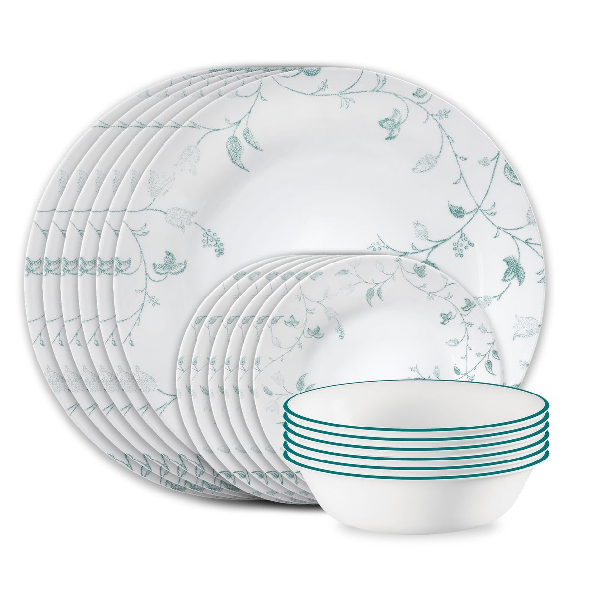 Corelle® Chambord 18-piece Dinnerware Set, Service for 6