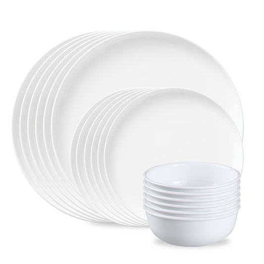 Corelle® Modern Rounds 18-piece Dinnerware Set, Service for 6