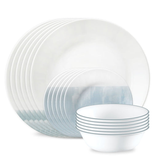 Corelle® Foggy Seas 18-piece Dinnerware Set, Service for 6