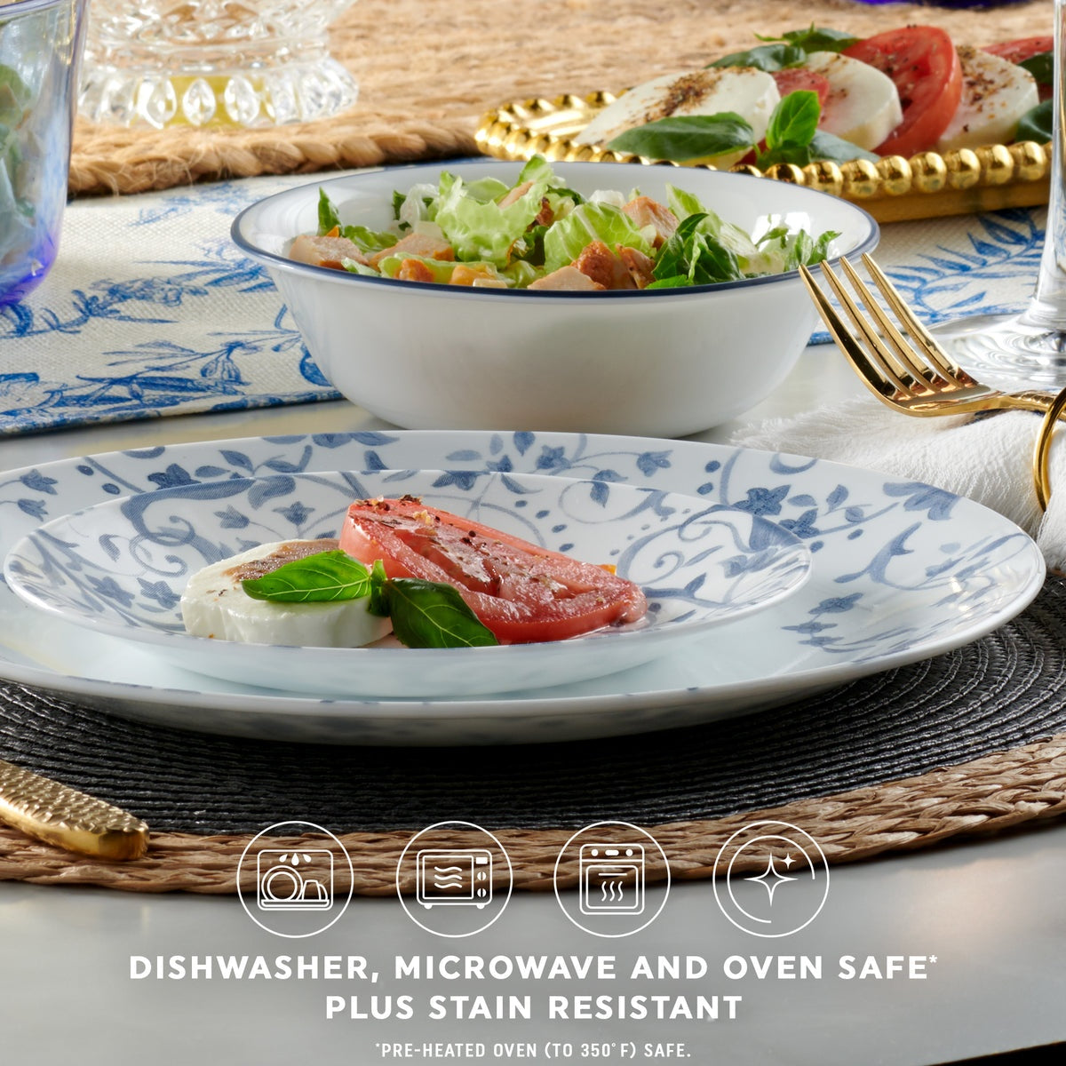 Corelle® Darlington 10.25" Dinner Plate