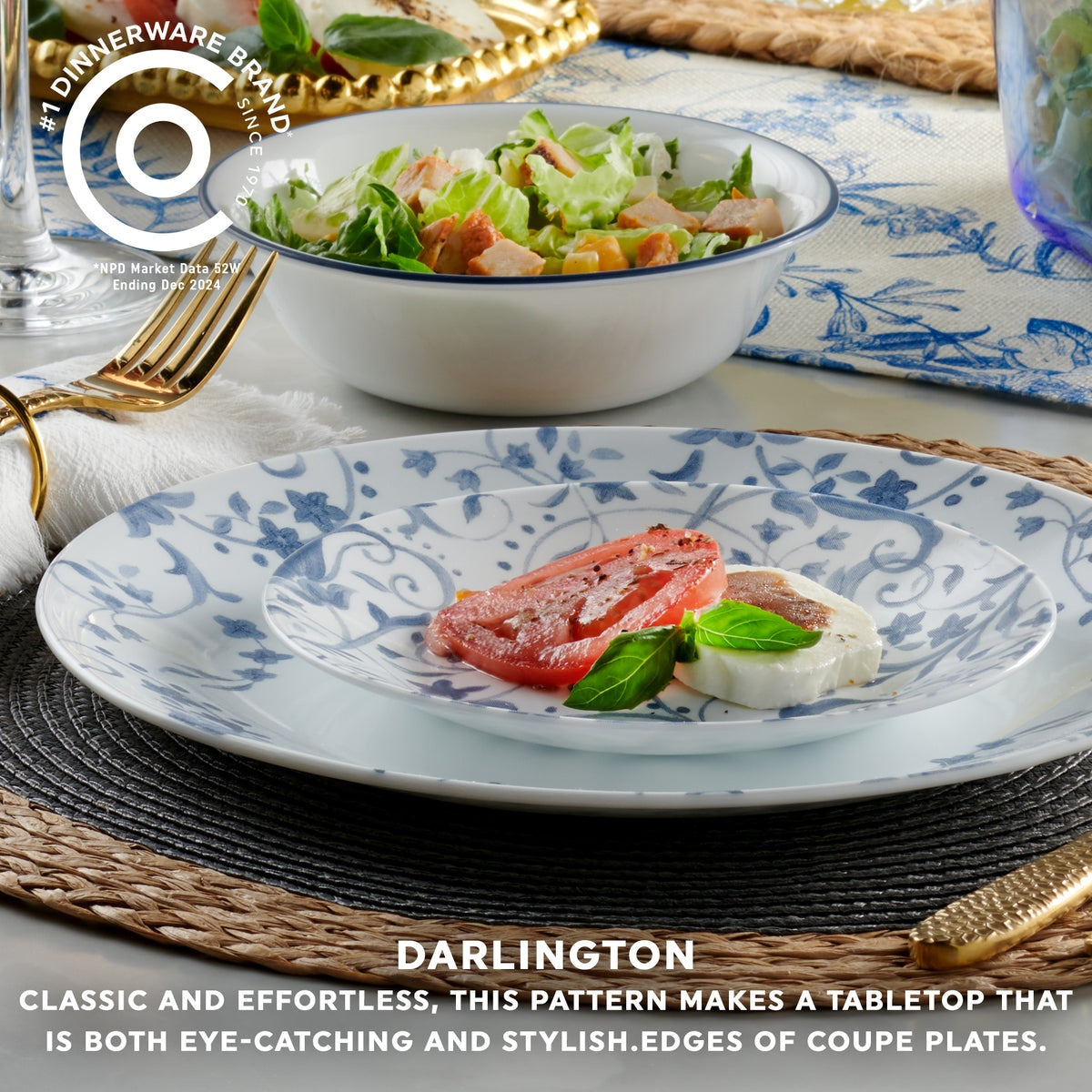 Corelle® Darlington 10.25" Dinner Plate
