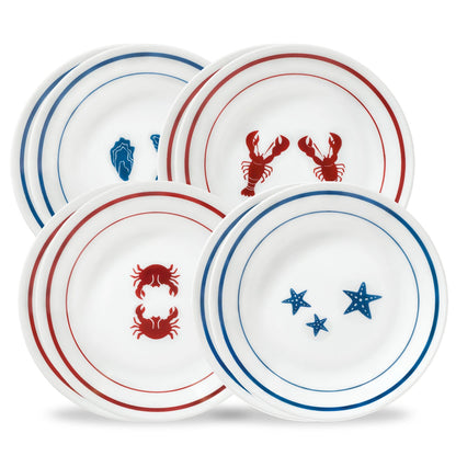 Corelle® Rockland Harbor 6.75" Appetizer Plate, 8-pack