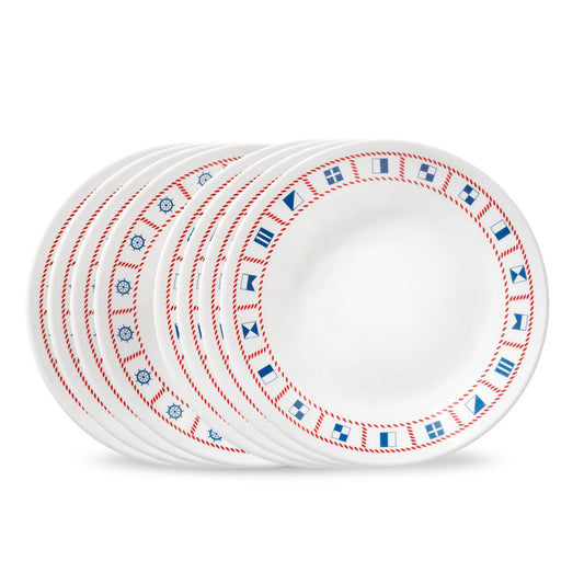 Corelle® Sailing Away 6.75" Appetizer Plate, 8-pack