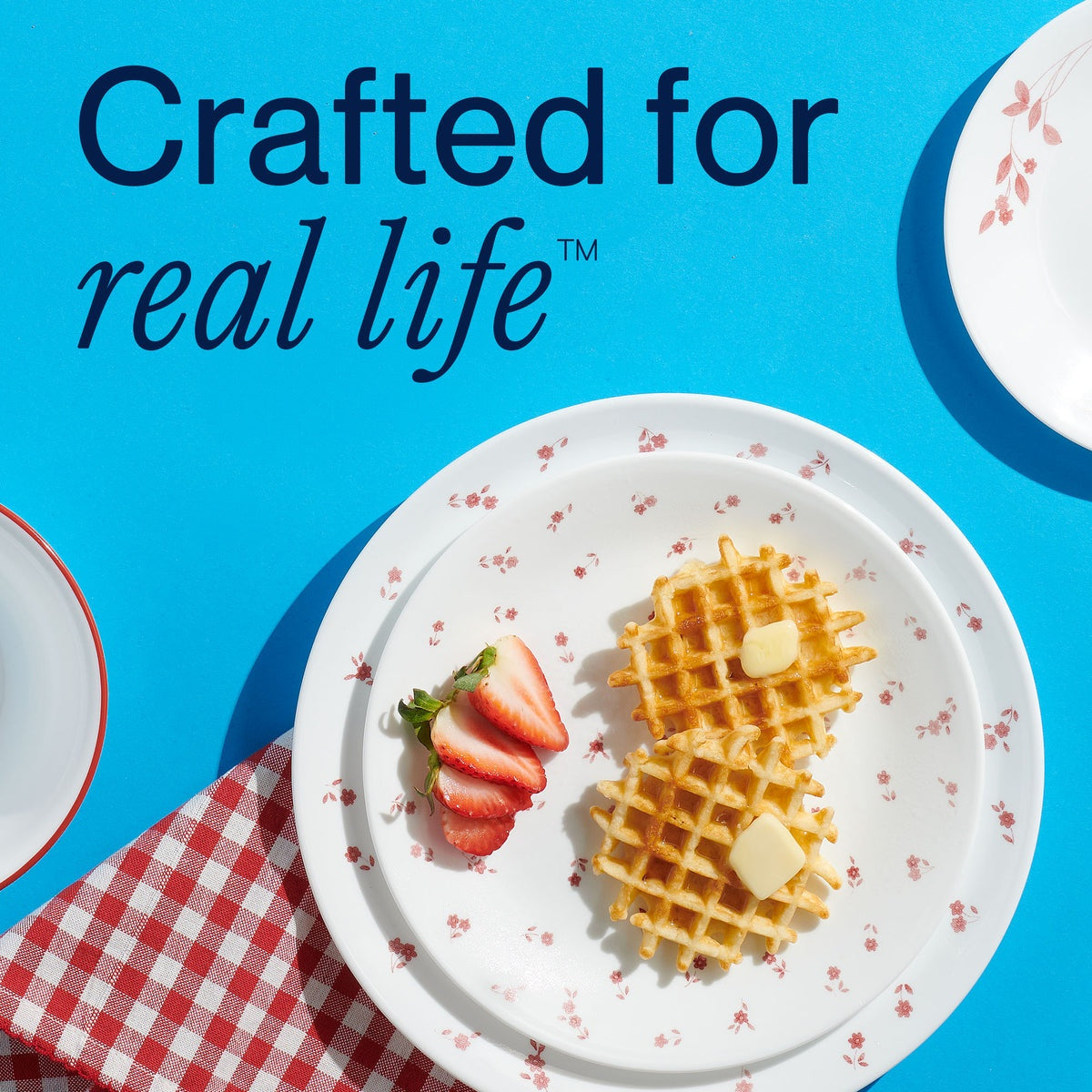 Corelle® Sweet Flora 8.5" Lunch Plate, 6-pack