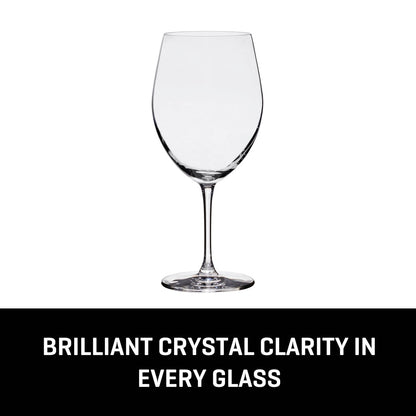 Lucaris Bangkok Bliss Cabernet Glasses (4-Pieces), 16-ounce, Dishwasher Safe, Lead-free Crystalline